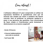 cours individuel